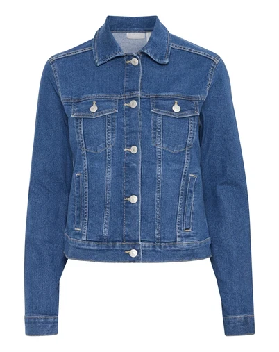 Fransa - FXDenima 1 Denimjakke - Mid Blue Denim 